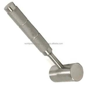 Marteau chirurgical 38 mm à tête en laiton et manche en aluminium, instrument orthopédique ciseau à os, ostéotome, certifié CE Classe I, manuel - Product Image 2