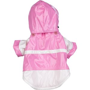 Impermeabile Regolabile in PVC per Animali Domestici, Design Bicolore per Tutte le Razze - Product Image 1