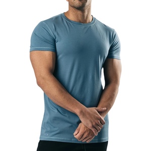 T-shirt blanc pour homme avec broderie de logo personnalisée, 100% coton, manches courtes, t-shirt brodé sur mesure à vendre. - Product Image 1