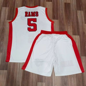 Uniforme de Baloncesto Personalizado con Bordado Tackle Twill para Hombre, Camisetas de Baloncesto Retro de Malla Transpirable de Secado Rápido - Product Image 1
