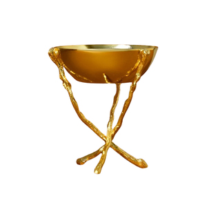 Brûleur d'encens en laiton pur poli or au design fantastique, diffuseur d'aromathérapie de haute qualité pour la maison et le bureau au meilleur prix - Product Image 1