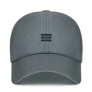 Gorras de Béisbol de Malla Transpirable e Impermeable, de un Solo Color, con Logotipo Personalizado, Hechas a Mano, Fáciles de Usar, Protección UV para Adultos - Product Image 1