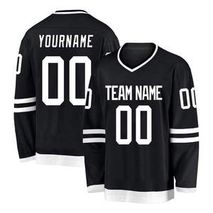 Último Diseño Personalizado de Jersey de Hockey sobre Hielo Sublimado, Nueva Moda 100% Poliéster Transpirable de Secado Rápido - Product Image 1