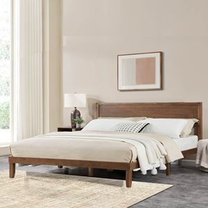 Struttura Letto King Size in Legno Premium, Design Robusto e Durevole per Casa Moderna, Crea Senza Sforzo una Camera da Letto Confortevole - Product Image 1