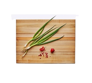 Tabla de cortar de madera rectangular de Color Natural tabla de cortar de frutas y verduras hecha a mano de alta calidad - Product Image 3