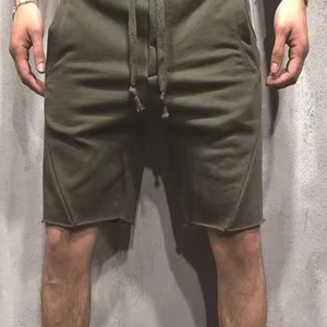 2026 Trending 100% Cotton <b>Men's</b> Acid Wash Tie Dye <b>Shorts</b> With Custom Drawstring & Anti-Wrinkle Feature <b>Leopard</b> Pattern - Product Image 2