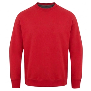 Sudadera de cuello redondo para hombre, de algodón peinado, con hombros caídos, corte holgado, talla grande, con LOGO personalizado - Product Image 6