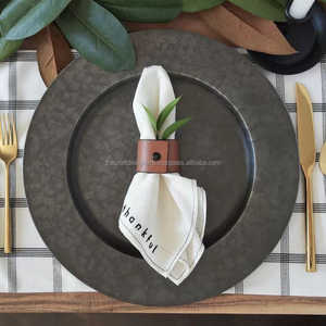 Vajilla de aniversario Plato de comida para servir Plato de cargador grande de 12 "Plato de plato de cargador especial seguro para alimentos reutilizable en precio genuino - Product Image 3