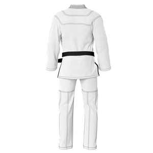 Kimono de BJJ para Hombre, para Entrenamiento de Judo, Blanco, Corte Regular, Uniforme de Artes Marciales para Adultos, Fabricante de Kimonos de Jiu Jitsu Personalizados - Product Image 3