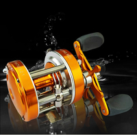 Moulinet de pêche à tambour pour la pêche au surf, rapport de transmission 5.2:1, 12+1BB, bobine métallique, moulinet à lancer rond, moulinet à tambour pour GT Giant Grouper