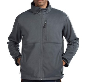 Chaqueta Soft Shell de Otoño para Hombre de la Mejor Calidad, Cierre de Cremallera, Diseño Sólido, Bolsillo Frontal, Impermeable, Transpirable, Venta al Por Mayor, Personalizable - Product Image 1