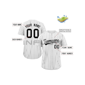 Créez votre propre maillot de baseball personnalisé avec nom, numéro et logo d'équipe pour hommes, femmes et enfants - Product Image 6