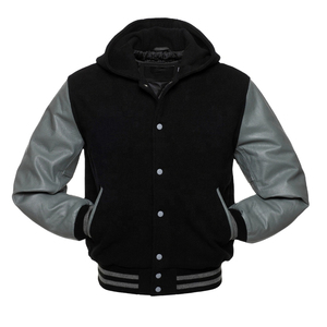 Nouvelle veste varsity tendance, qualité supérieure, nouveau design, vente en gros à bas prix, haute qualité pour vestes varsity à capuche pour hommes, OEM - Product Image 5