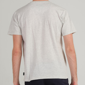 2026 Men's Gray Short Sleeve O-Neck <b>Skull</b> Beach Print Regular Fit Casual Jersey Cotton <b>Top</b> T-Shirt Available For Online Sale - Product Image 3