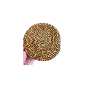 Vente en gros de dessous de verre en rotin tissé à la main tapis de tasse naturel écologique 100% fait à la main du Vietnam 99 GD - Product Image 3