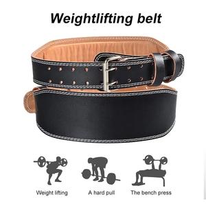 Ceinture de musculation GAF de haute qualité, ceinture de soutien du dos, ceinture de musculation en cuir de vachette avec logo personnalisé - Product Image 4