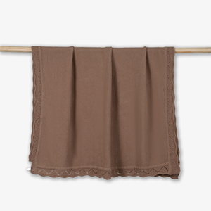 Customized packaging available209g-278g Heirloom baby blanket Spring & Autumn <b>Knitted</b> Eco-Friendly 100% cotton Vietnam - Product Image 2