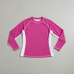 Maillot de bain anti-UV UPF 50+ sur mesure pour femme, manches longues, protection solaire, chemise de surf de plage avec compression sublimée pour MMA - Product Image 4