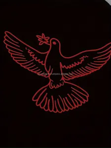 คอตตอน100% มีฮู้ดสำหรับผู้ชายโอเวอร์ไซส์ผ้าไหมพิมพ์ลายดิจิตัลคอลซับในฤดูหนาว - Product Image 6