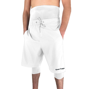 Short de bain OEM pour homme musulman Awrah, style urbain, uni, écologique, respirant, séchage rapide pour la natation - Product Image 1