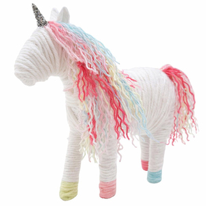 Kit de Manualidades Educativas PLOMA DIY para Niños, Unicornio de Hilo para Envolver, Juguete de Animal de Cartón, Fácil y Divertido - Product Image 5