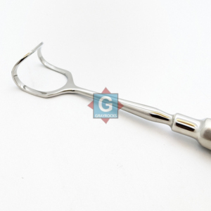 Écarteur dentaire Middeldorf, argenté, poignée ergonomique, instrument manuel de classe I - Product Image 4