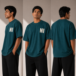 Camiseta Oversize de Algodón Pesado para Hombre, 240 GSM, Ajuste Holgado, Hombro Caído, Estilo Urbano, Proveedor de Camisetas Personalizadas Lisas - Product Image 6