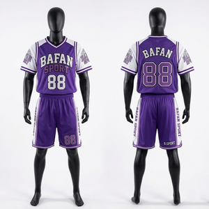 220 GSM Breathable Mesh Blue <b>White</b> Basketball Jersey Short Custom Sublimated Pro <b>2</b> <b>Pieces</b> <b>Sets</b> men's - Product Image 4