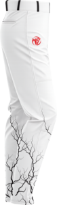 Maillot de baseball blanc pour homme à manches courtes, sublimé, respirant, en polyester, personnalisable avec nom d'équipe et logo avant - Product Image 6
