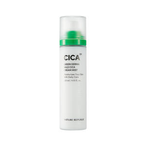 Nature Republic Green Derma Mild Cica Cream Mist, crème hydratante à la centella en spray, en flacon - Product Image 1