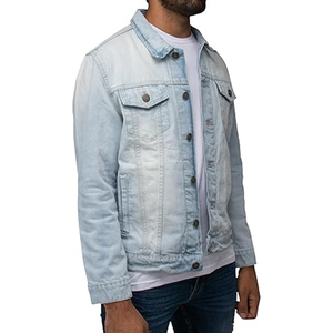 Veste en jean d'hiver pour homme, design personnalisé OEM, streetwear décontracté, imperméable, veste en jean sur mesure de haute qualité - Product Image 3