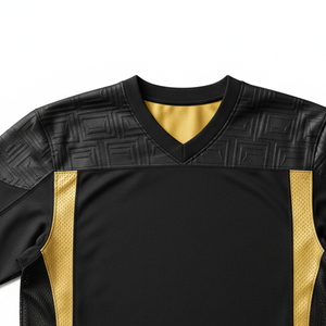 Service OEM, maillot de football américain personnalisé, impression par sublimation, ensemble d'équipe, short anti-UV, séchage rapide, polyester mesh, vêtements d'entraînement - Product Image 3