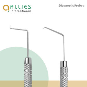 Sondas de Examen Dental Manuales de Acero Inoxidable de Grado Médico, Sonda de Alta Calidad, Sonda Dental Personalizada - Product Image 4