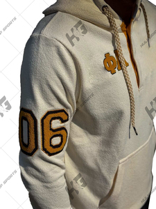 Alpha grec personnalisé |   Vêtements de la sororité Phi, sweat à capuche brodé, veste courte, vêtements de sport, uniforme grec, sweat à capuche - Product Image 2