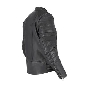 Nouvelle Arrivée Haute Qualité 2026 – Blouson en Cuir Véritable Style Motard à Fermeture Éclair, Meilleure Vente en Gros - Product Image 5