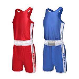 Uniforme de Boxeo Personalizado de Poliéster para Hombre, Transpirable, con Logotipo Personalizado en la Parte Delantera/Trasera - Product Image 2