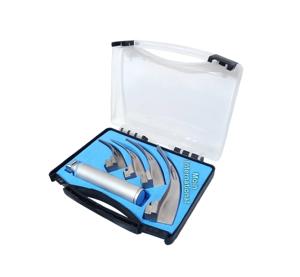 Juego de 4 Laringoscopios con Mango y Estuche – Kit de Laringoscopio Médico de Acero Inoxidable para Manejo de las Vías Respiratorias e Intubación - Product Image 2