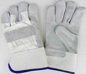 Offre Spéciale vache cuir fendu 707 gants de travail de sécurité équipement de protection individuelle pour main et bras - Product Image 3