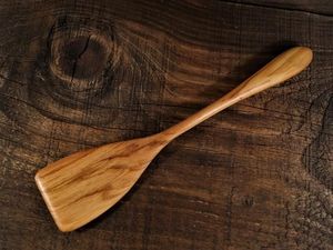 Ensemble de cuillères de cuisine en bois naturel écologiques pour la cuisine, le restaurant ou l'hôtel, disponible à un prix avantageux - Product Image 2