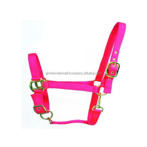 Harnais pour cheval en nylon épais et confortable, léger, disponible en trois couleurs vives et tailles personnalisées - Product Image 3