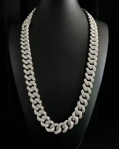 Cadenas y Pulseras de Moda Hip Hop VVS de Alta Calidad con Cadena Cubana para Regalos para Hombres y Mujeres - Product Image 5