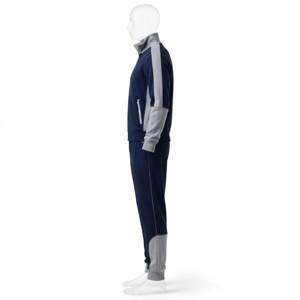 Conjunto Deportivo Informal para Hombre, Chaqueta Holgada y Pantalones Deportivos de Algodón con Bloques de Color - Product Image 4