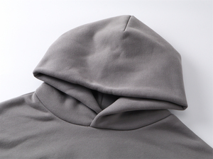 Sweat à capuche surdimensionné pour homme en molleton épais 400 g/m² de haute qualité, avec poche, impression de logo OEM, couleurs et tailles personnalisées - Product Image 5