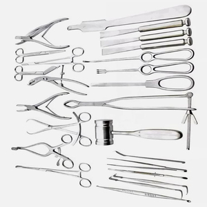 Juego Básico de Instrumentos Quirúrgicos Ortopédicos Certificados ISO13485 de 25 Piezas con Caja para Cirugía General (Manual) - Product Image 6