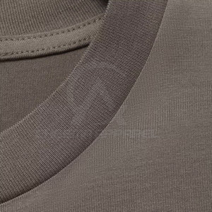 Vente directe d'usine, t-shirt homme simple à col rond, tissu léger, respirant et coupe confortable - Product Image 5