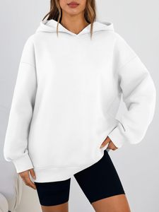 Nueva llegada, sudadera con capucha extragrande para mujer, ligera, fácil de lavar, antiencogimiento, deportiva, 100% algodón, otoño, logotipo personalizado, la mejor calidad. - Product Image 3