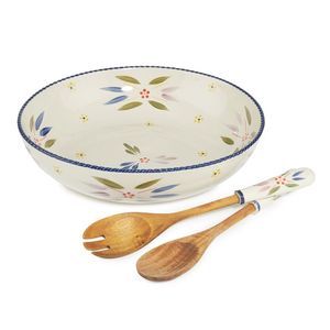 Tazón de Madera de Acacia de Diseño de Lujo de Última Tendencia, Estilo Único, Tazón de Madera para Servir Ensaladas o Frutas con Cucharas - Product Image 4