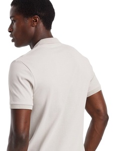 Polo pour homme 100 % coton, design tendance, logo personnalisé, couleur unie, respirant, séchage rapide, personnalisable, collection 2025 - Product Image 3