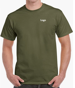 T-shirts formels pour hommes en coton tricoté 100% lavé, coupe classique, respirants et écologiques - Product Image 1