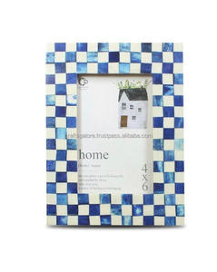 Décoration Cadre photo de luxe en MDF avec incrustation de nacre Cadre photo décoratif pour maisons modernes et décoration de table - Product Image 4